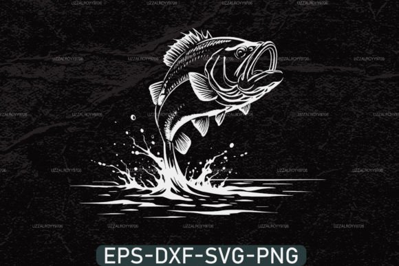 Bass Fishing Svg Fathers Day Svg T-shirt Graphics and Crafts Review