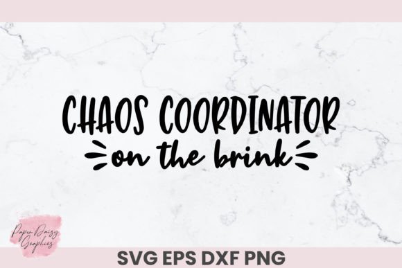 Chaos Coordinator on the Brink SVG Graphics and Crafts Review