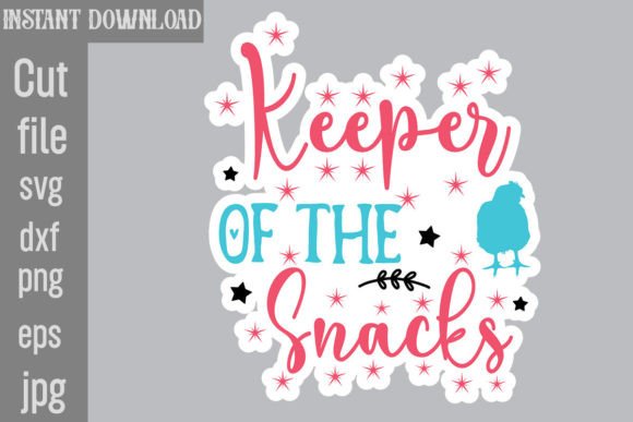 Keeper of the Snacks SVG Stickers Graphics and Crafts Review