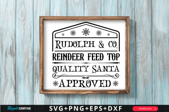 Rudolph Co. Reindeer Feed Top SVG Graphics and Crafts Review