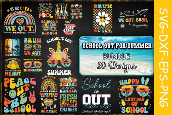 School Out for Summer SVG Bundle Graphics and Crafts Review